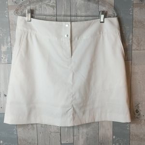 Annika Cutter & Buck Golf Skort sz 8 white